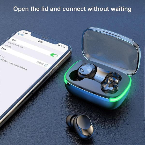 Bluetooth Øretelefon Trådløst Bluetooth Headset Mini Bluetooth Øretelefoner In-ear Stereo Ørepropper Til Sp