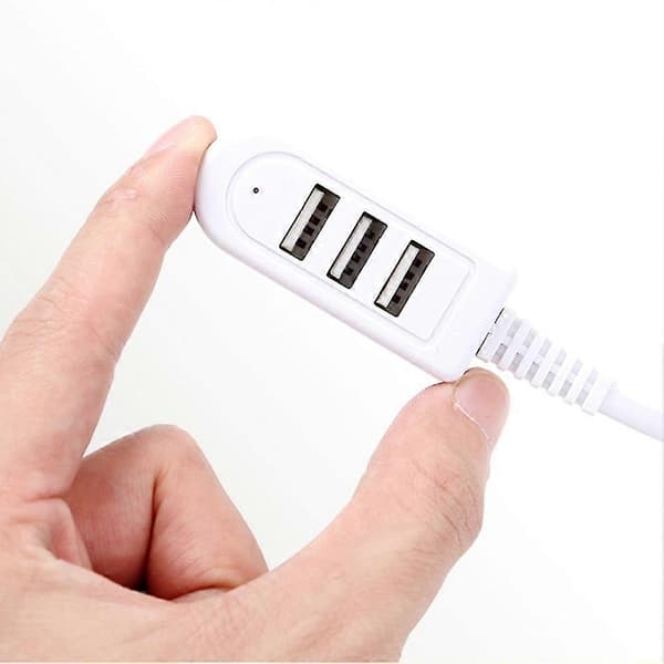 1,2 m 3-portars Multi Usb2.0 Hub Splitter Converter Extern Förlängningskabel Splitter För PC Dator Ac