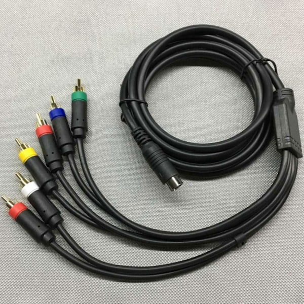 RGB/RCA Kompositkabel, Färgmonitor Speciallinje För Saturn Röd Blå Grön RGB+sync Video Och A