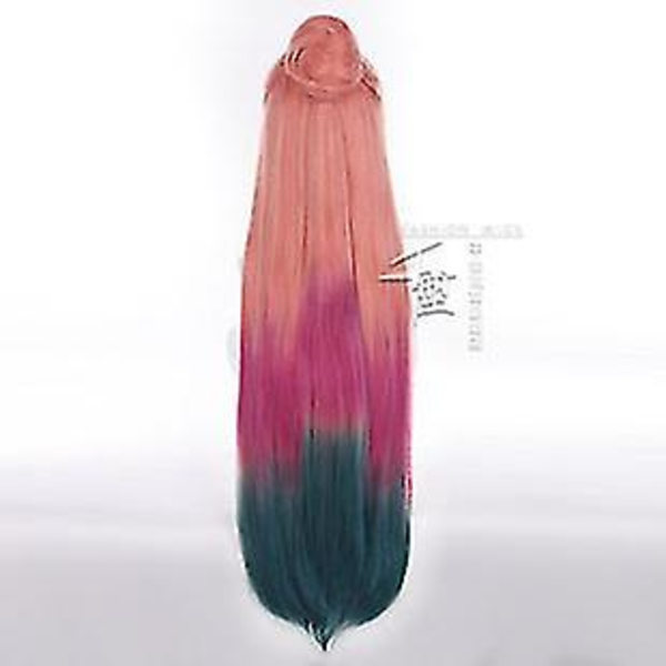 Nopea toimitus Lol League Of Legends Ocean Heart To Zhen Seraphine Cosplay Peruukki Värjäys Halloween Lava Puku Cosplay Anime Puku Rekvisiitta