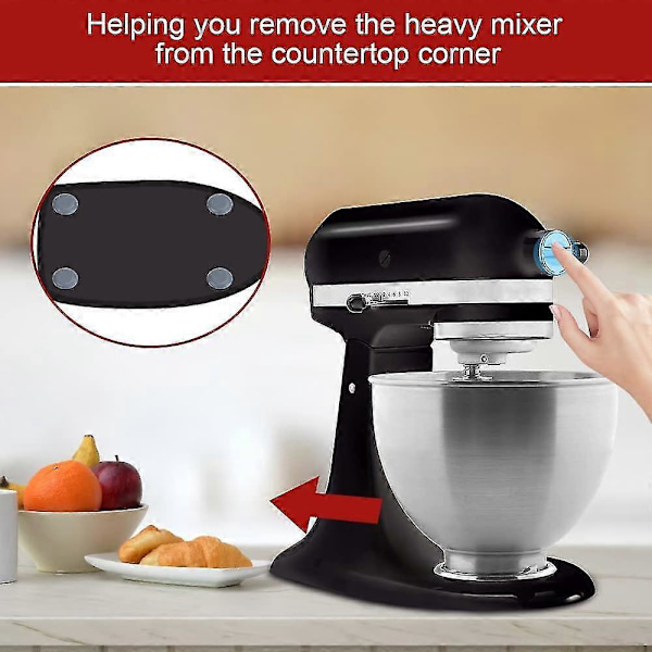 Mixer Mover och Sladdhållare för Köksmaskiner med 4,5-5 Qt Tilt-D Mixer