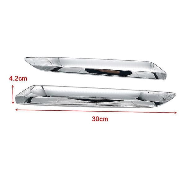 1 par Bakre Bumper Stripe Deksel Trim Krom Dekorasjon For C5 2009 2010 2011 2012