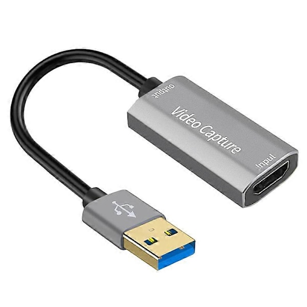 HDMI-yhteensopiva USB-videokaappauskortti pelikameran tallennin suoratoistoon ja webcastingiin