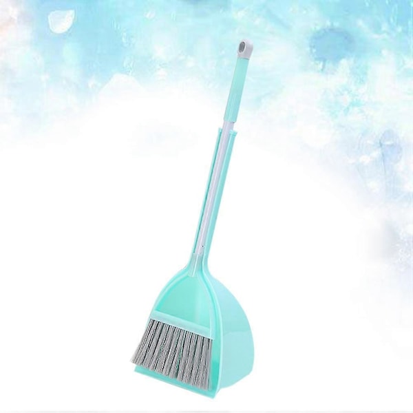 Lasten Luuta Moppi Yhdistelmä Mini Luuta Set Lakaisu Lelu Puhdas Pieni Luuta (Sininen)