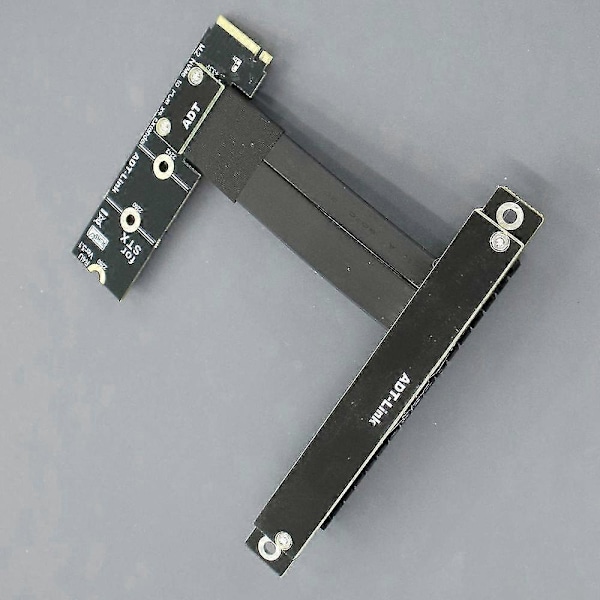 PCI-e PCI Express 16x til 4x Forlænger Ribbon Kabel Express Kort Adapter Kabel 90 Grader til 180 Grader