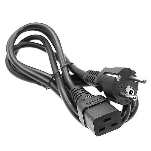 IEC 320 C19 Till EU Schuko 2-stiftskontakt Förlängningssladd För UPS PDU, Ansluten Till C19 AC Strömkabel A
