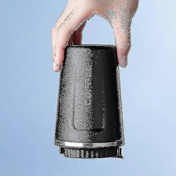 380/510 ml Kaffekrus i rustfrit stål Lækagesikker Termokande Rejsevandflaske Coffee filter Black 510ML