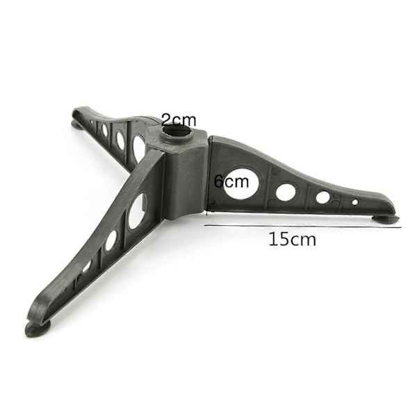 Korvaava joulukuusen jalka keinotekoisille kuusille, joulukuusen jalat 0,8 tuuman reiällä, kolmion muotoinen irrotettava joulukuusialusta white 10 cm