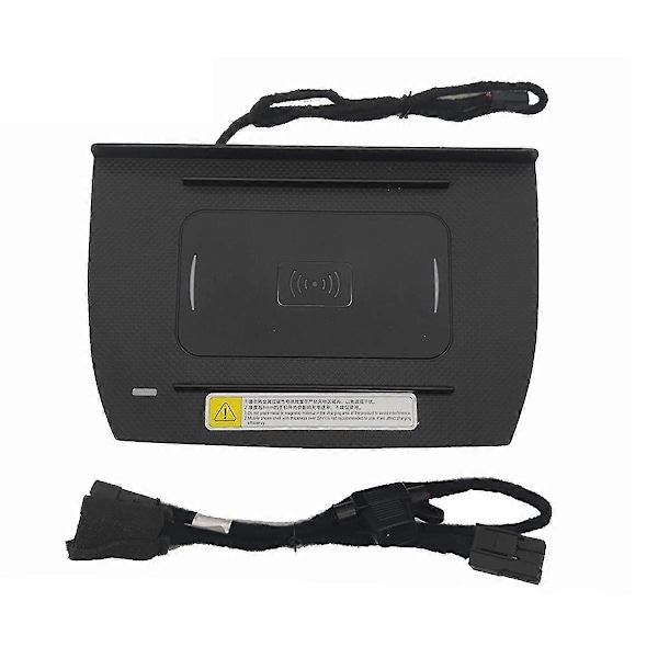 15W Trådløs Lader for Mobiltelefon Hurtigladeplate Panel Oppbevaringsboks For 10. Mk10 2016-2020