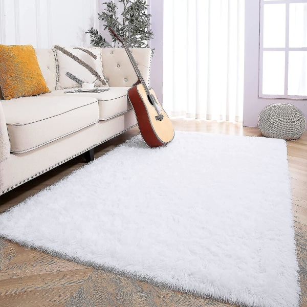 Tflycq Mjuka och Fluffiga Matta för Sovrum, Barnrum, Plush Shaggy Barnmatta, Luddig Matta för Pojkar och Flickor, College Dorm, Fuzzy Matta Vardagsrum