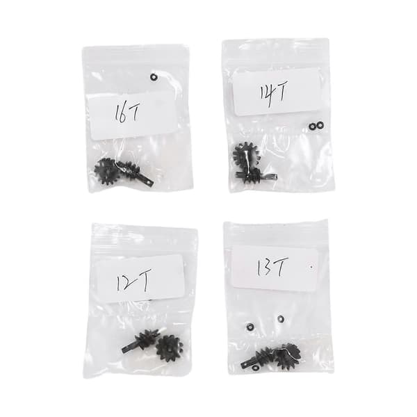 Stål Overdrive Gir Differensial Diff Orm Sett 12t 13t 14t 16t For 1/24 Rc Crawler Bil Axial Scx2