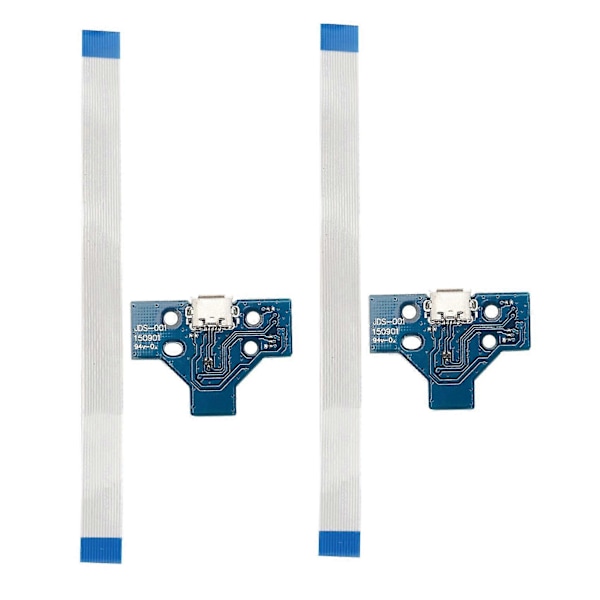 4 Sett For Playstation 4 For Ps4 Kontroller Reservedeler Med 14 Pin Kabel Usb Ladeport S