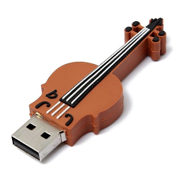 16 GB USB 2.0 Minne Modell Tecknad Fiol Flash Drive Minnessticka Plast