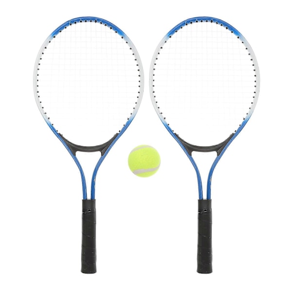 1 Sæt Mini Legering Tennis Ketsjer Forældre-Barn Sportsspil Legetøj Spille Legetøj Sportsudstyr til Børn Teenagere Udendørs (Sort)