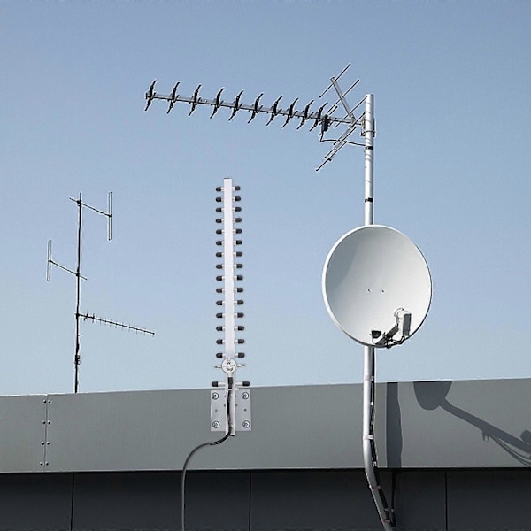 Yagi WiFi Antenne 25dBi Høj Forstærkning Yagi Retningsbestemt Antenne Netværkstilbehør