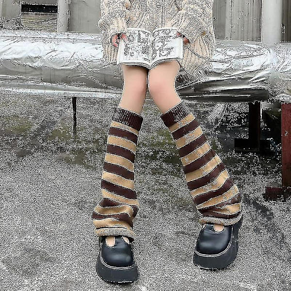 Leggvarmere for Ascergery Kvinner 80- og 90-tallet Goth Leggvarmer Jenter Kawaii Japansk Strikkestil