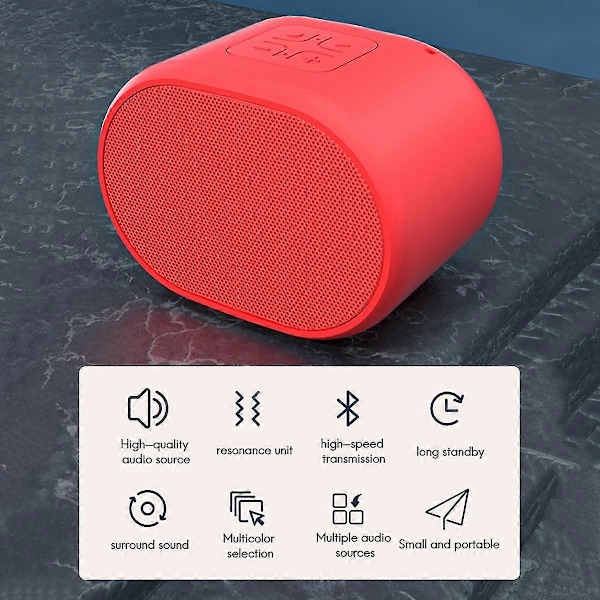 B62 Trådløs Bluetooth Højttaler Tws Subwoofer Mini Højttaler Sort