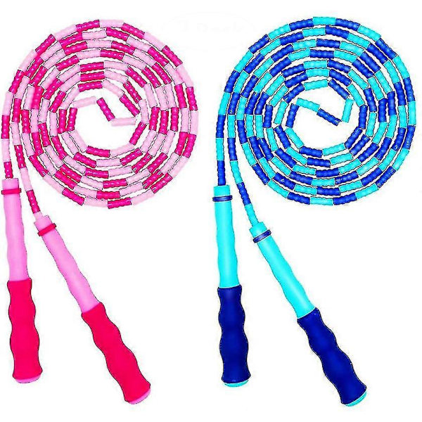 Pärlhopprep, Segmenterat träningshopprep, 2-pack