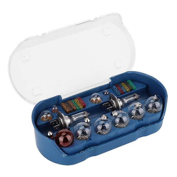 30 stk H7 12V 55W Bil Nødlys Pære Sikring Kit Universal Reservedeler