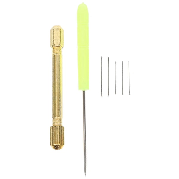 7 STK Dukker Silikone Paryk Implant Værktøj Kosmetisk Paryk Implant Nål DIY Hæklenål Værktøj med Kobberhåndtag Stål Hæklenåle Forsyninger Voksdukker