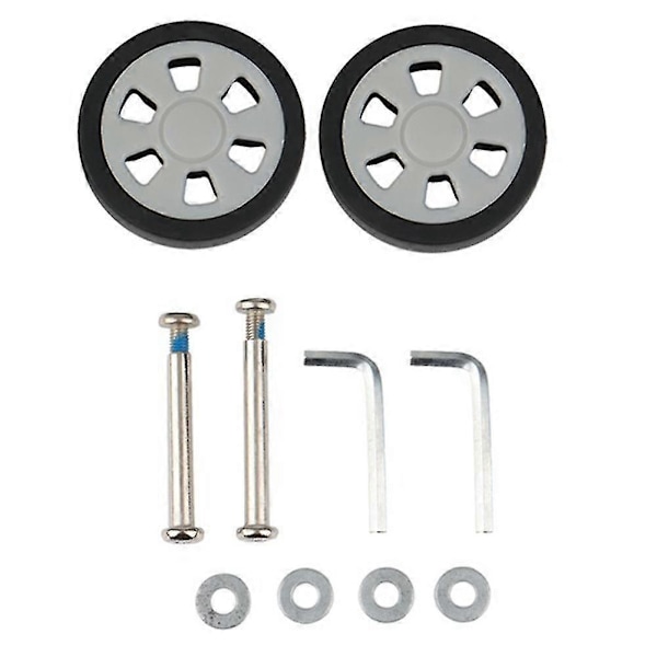 2x Lugga Accessories Pyörät Matkalaukku Hihnapyörä Rs Mykkä Pyörä Kulutusta kestävä S Rep 55x12m