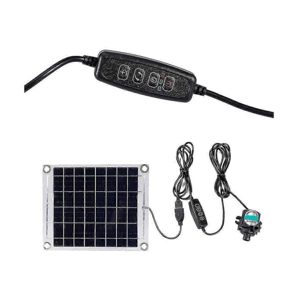 Mini Solvattenpump 10w 12v Borstlös Solpanel Kit För Fiskvatten Pool Trädgårdsdekoration Ström