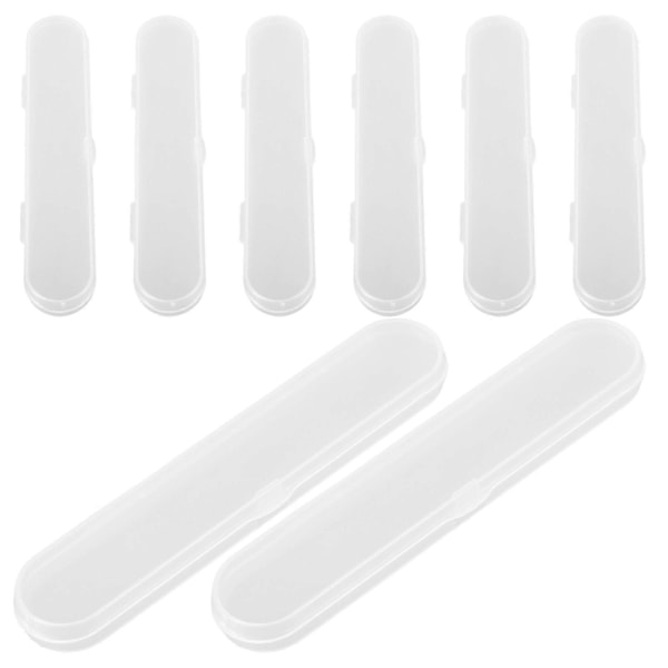 8 st Termometerfodral Plast Digital Termometer Förvaringslåda Termometerbehållare Pennfodral Plastförvaringslådor Rektangulär Sminklåda Organizer