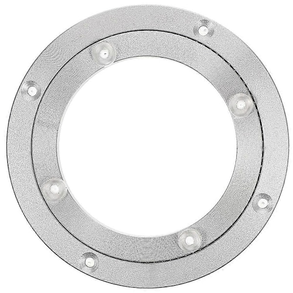 Kraftig drejeskiveleje i aluminiumslegering, roterende leje, drejepladebase til spisebord