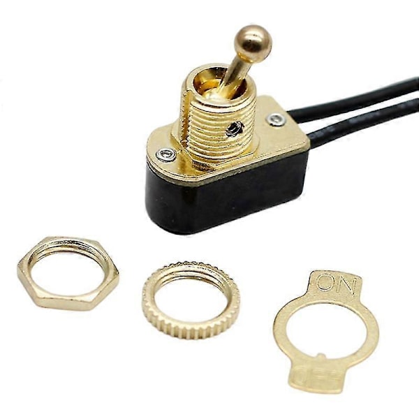 AC 250V 6A På/Av Förkopplad Standard Vippströmbrytare Med Kabel MT-2021 SPST