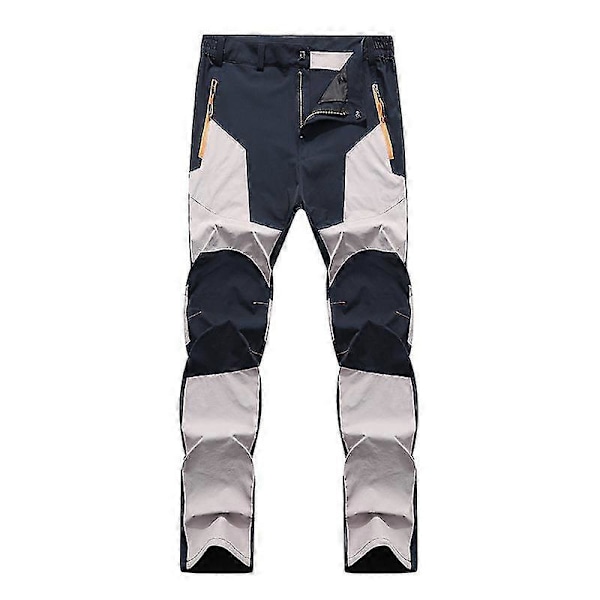 Miesten tuulenpitävät, vedenpitävät, hengittävät ja nopeasti kuivuvat ulkoiluhousut Khaki 4XL