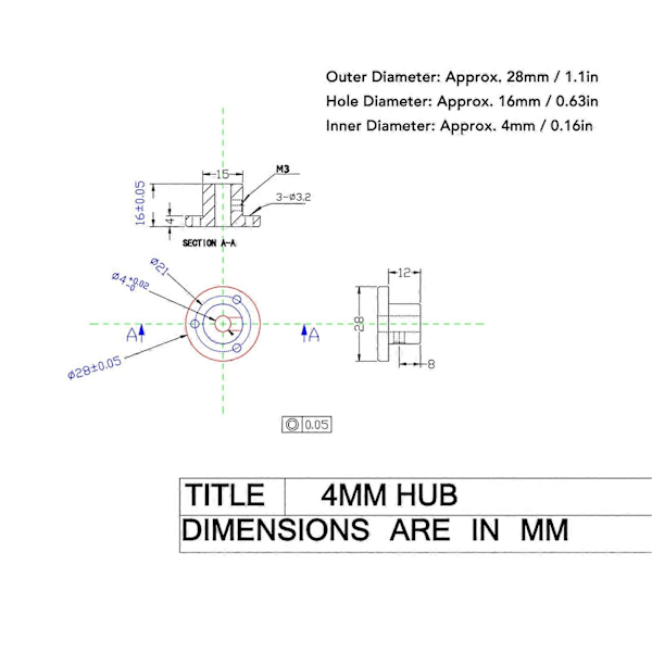 4mm Flänsaxelkoppling Aluminiumlegering Universal Koppling Motoranslutning för Omni Hjul 14145 Motor