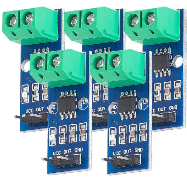 5 stk. ACS712 20A Amp Strømsensor Rekkevidde Modul Strømsensor Kompatibel Med For Bascom