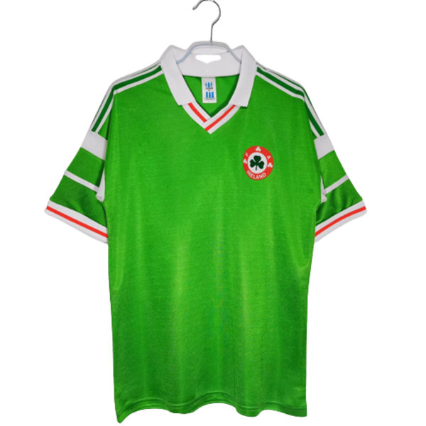 1988 Irlands träningsdräkt i hemmatröja kortärmad tröja T-shirt EvraNO.3 L