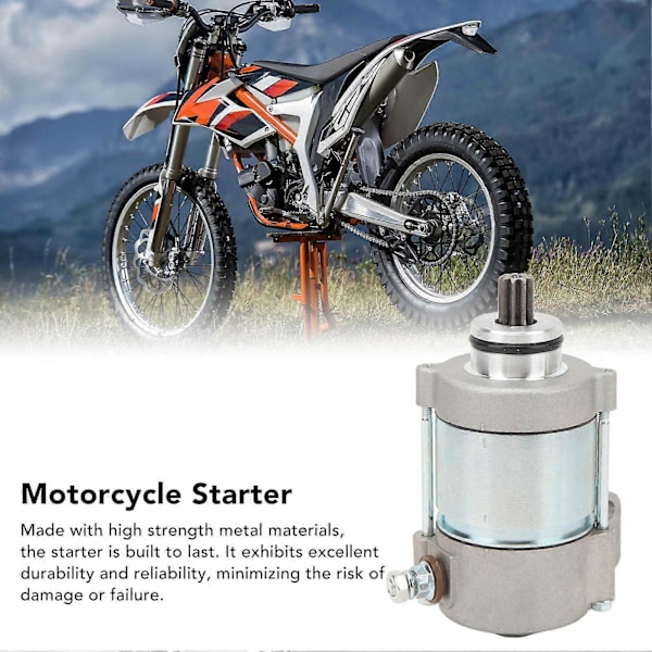 12V Motorsykkelstarter 55140001100 Sterk Kraft Elektrisk Motorstartermotor Passer for 200 EXC 250 EXC 300 EXC 250 R