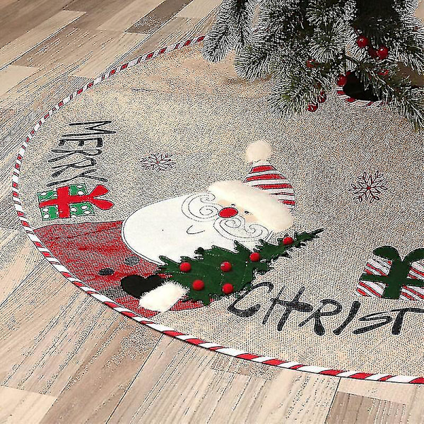 Juletræstæppe juletræ boligdekoration diameter 108 cm