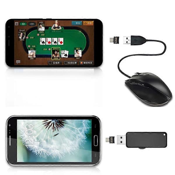 Bærbar Mini Micro USB Konverter OTG Adapter til Kortlæser Tablet Telefoner