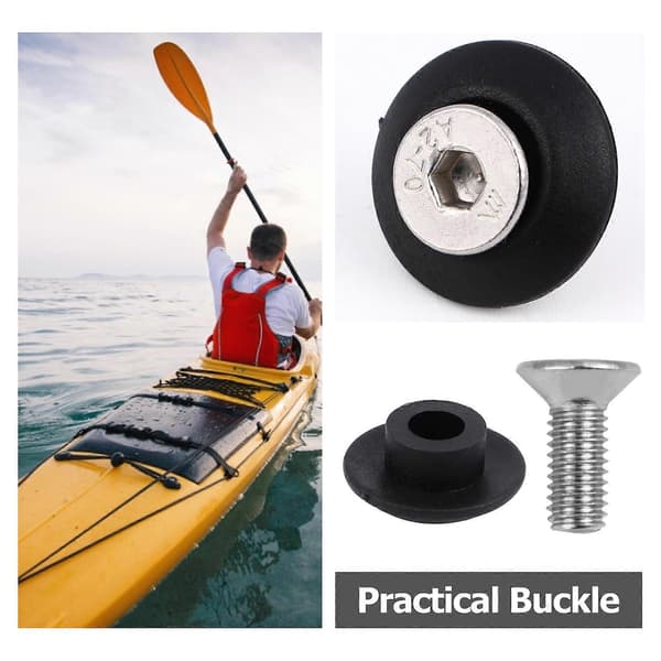 10 Set Praktiska Kajak Dragrep Spänne Dragsko Spänne Bungee Snöre Spänne