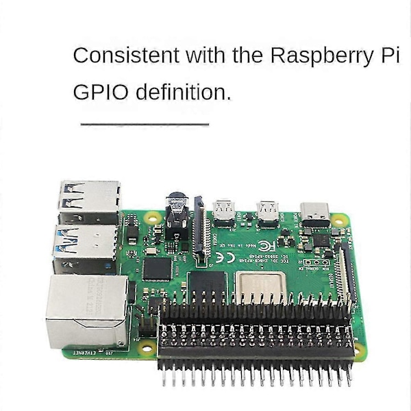 5 st Gpio Kantförlängning För 4b / 3b+ / 3b / Zero W / Zero Hane Header Dubbel Rad Rak Gpio Hea