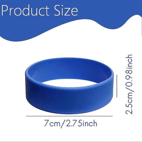 Silikonebånd Sublimation Til Tumbler Med 20 30 Oz Lige Kopper, Very Peri Silikagelbånd Til M