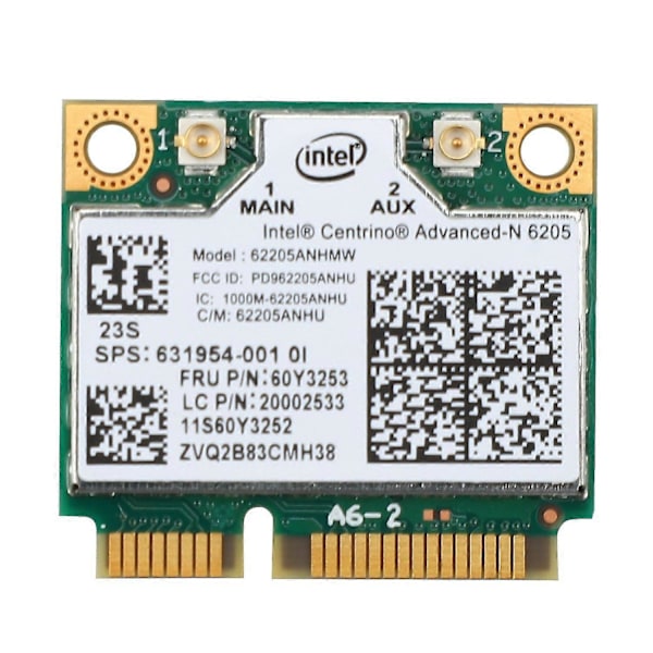 Nyt Dual Band Wireless-n Wifi Kort til X230 T430 60y3253