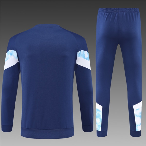 22-23 New Season Manchester City Långärmad tröja för vuxna/barn blue M
