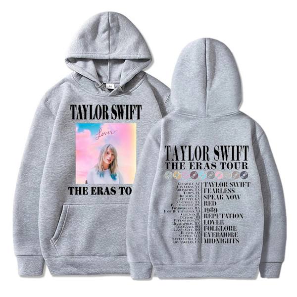 Taylor Swift -fanipusero miesten ja naisten hupparit gray M