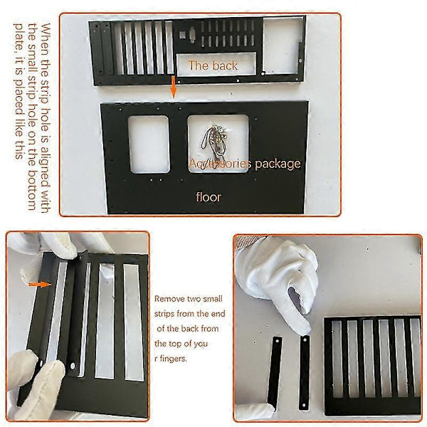 Miningram Mining Eth Moderkort Fäste Förtjockad Bitcoin Mining Rig Case Stöd Itx/ Mini Atx