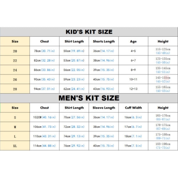 Tonåringar Barn Pojkar Fotboll Kit Sport Training Set 28