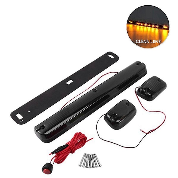 3 stk. Cab Er Tak Running Side LED For Chevy Silve 2007-2013