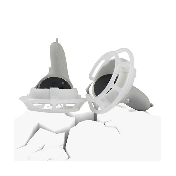 For / Vr Touch Controller Ring Anti-kollisjon Støtfanger Ramme Holder Deksel Grip Håndtak Tilbehør, whi