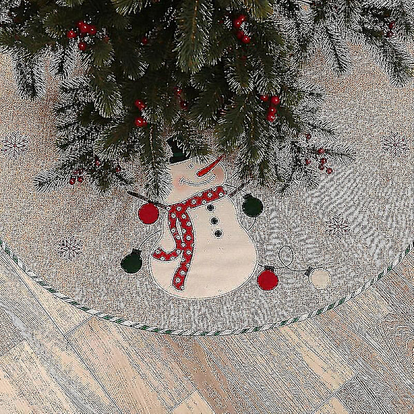 Juletræstæppe juletræ boligdekoration diameter 108 cm