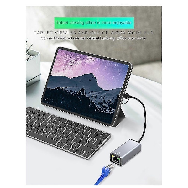 Usb Etet Adapter 100mbps Driver- Ekstern Usb Til Rj45 Til Desktop