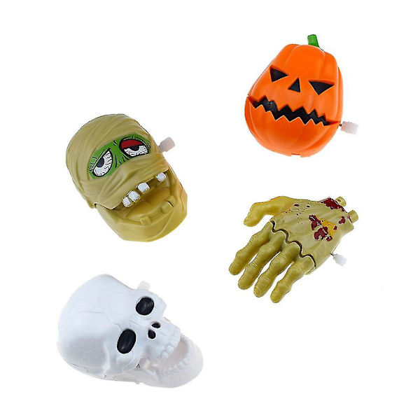 4 st Halloween-uppdragning leksaker Halloween leksaker för barn Halloween festpresenter