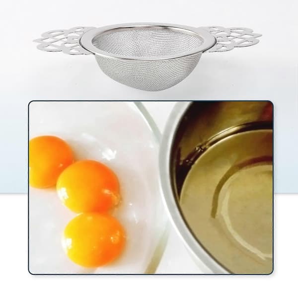 Te-si med drypbakker (2-pak); Løse te-si i rustfrit stål